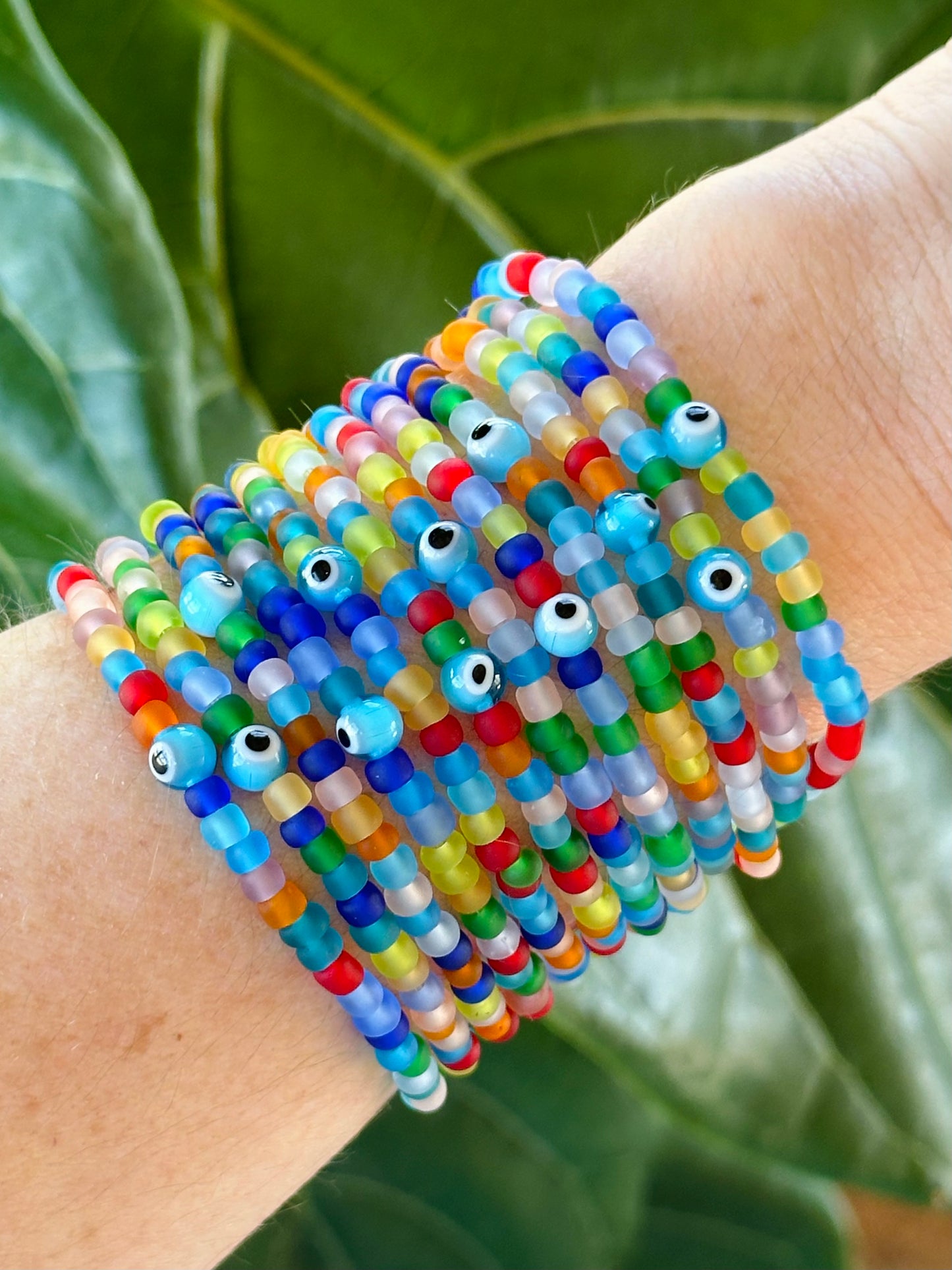 Evil Eye Rainbow Bracelets