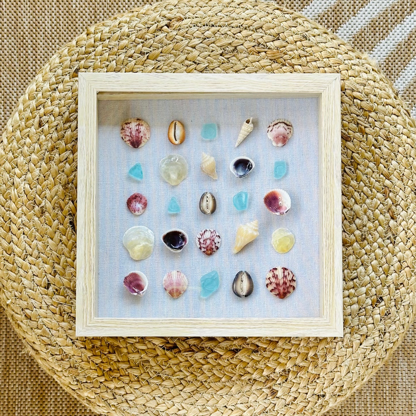 9x9 Pops of Pastel Shadow Box