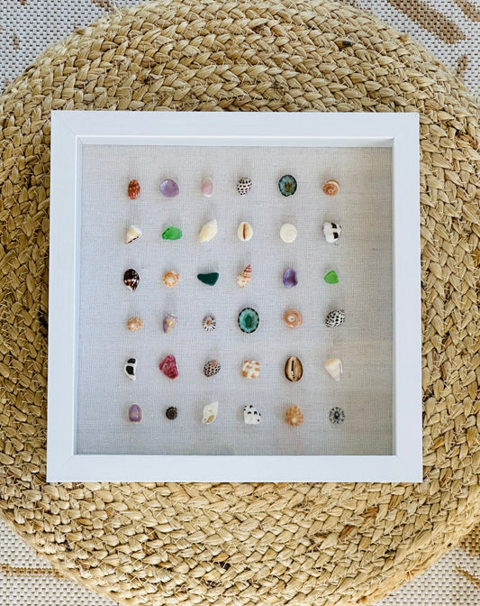 9x9 Hawaii Micro Shell Shadow Box