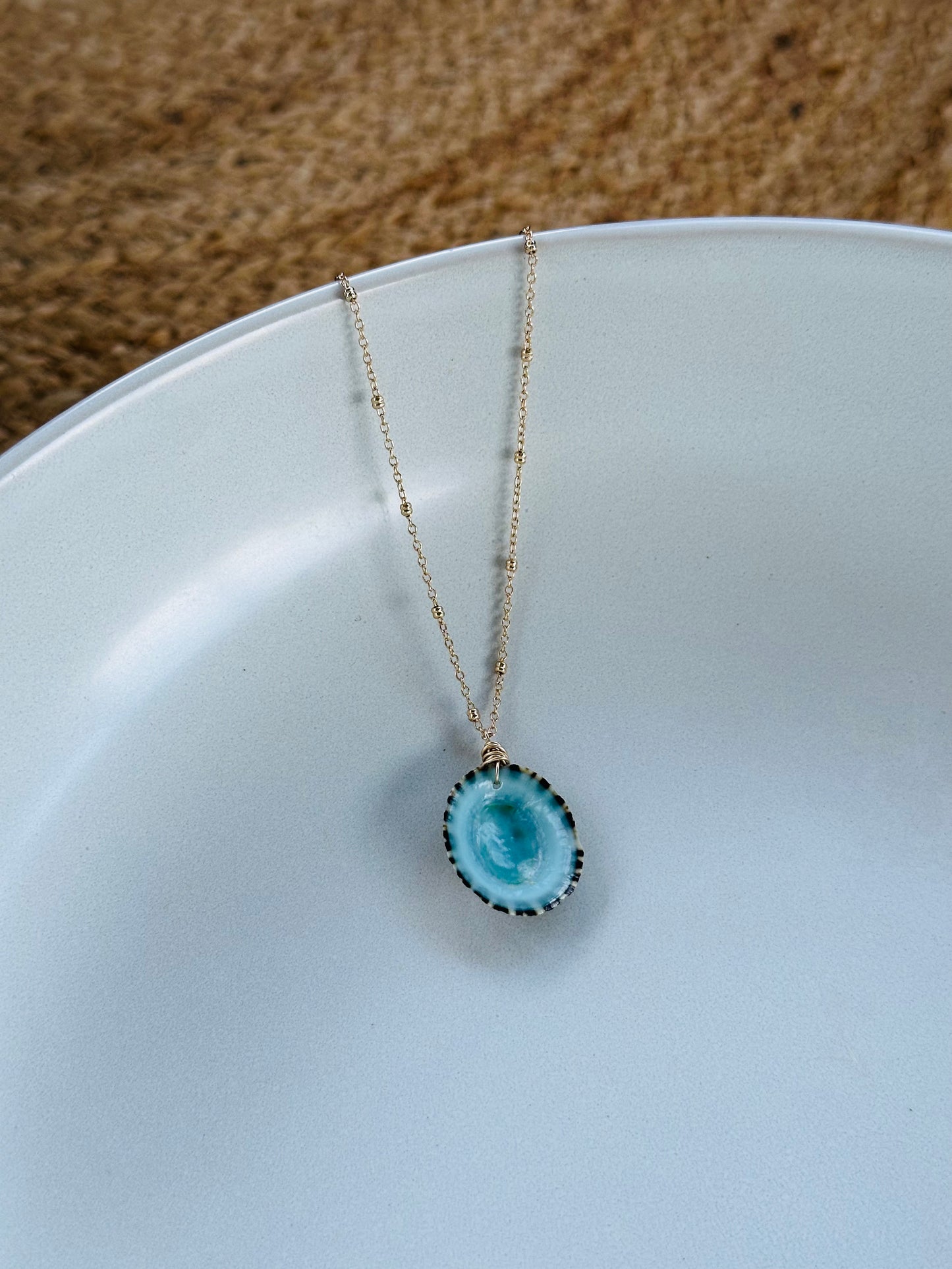 Blue Limpet Necklace