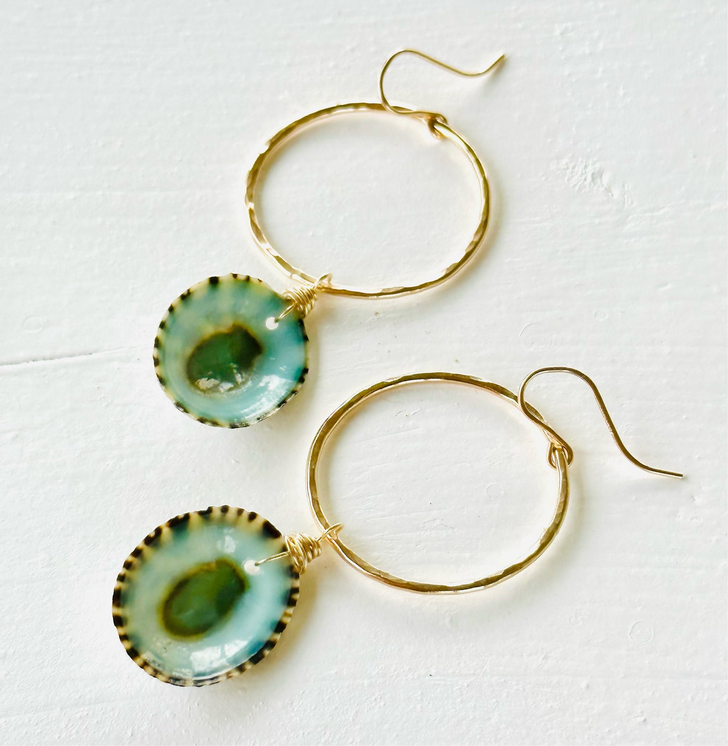 Blue Soul Limpet Earrings