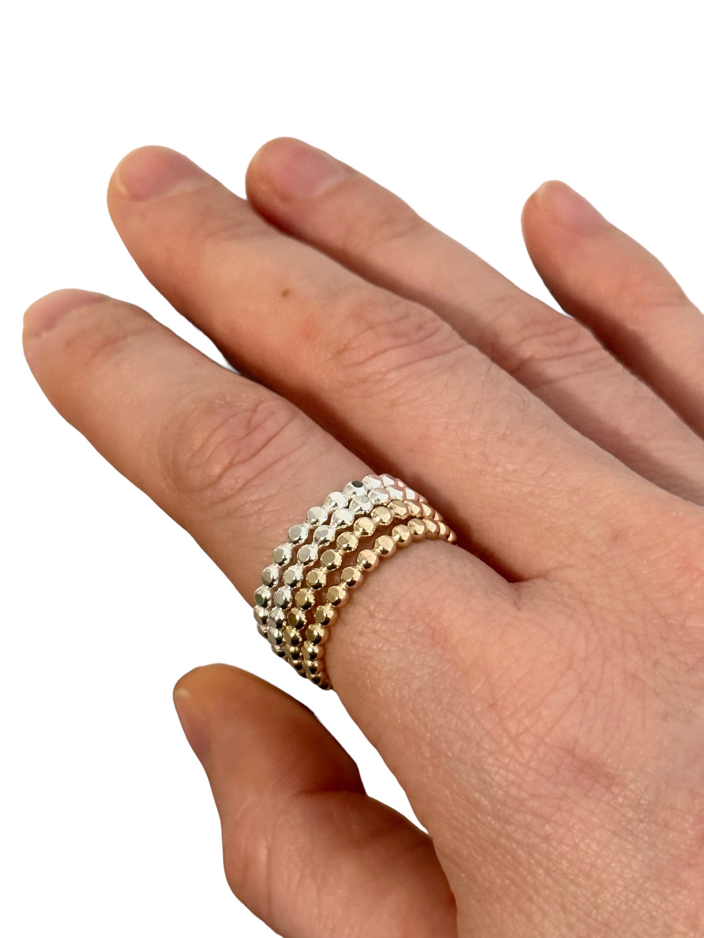 Beaded Stackable Rings