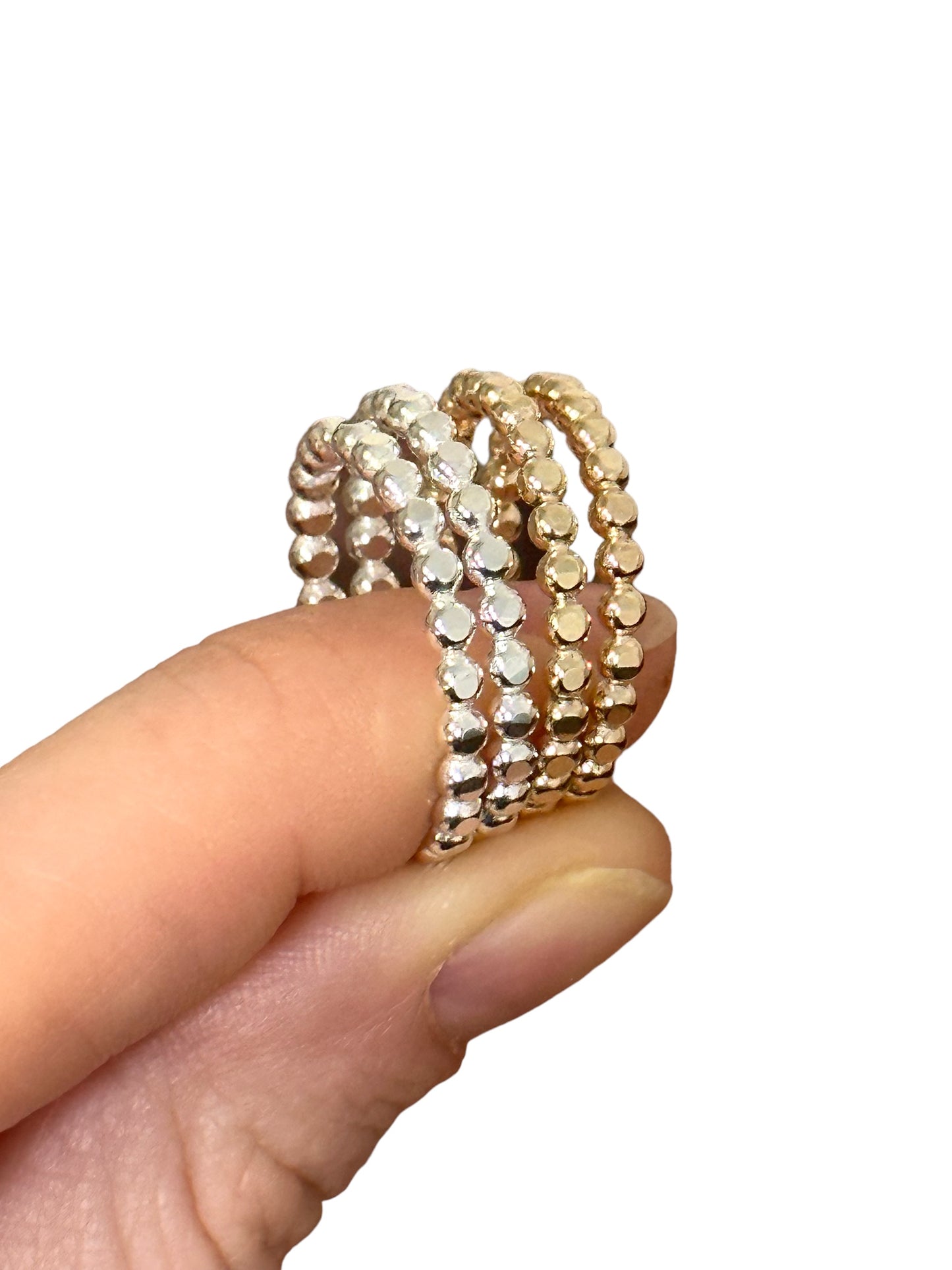 Beaded Stackable Rings