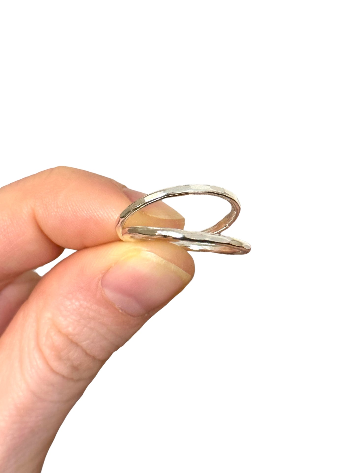 Hammered Stackable Ring